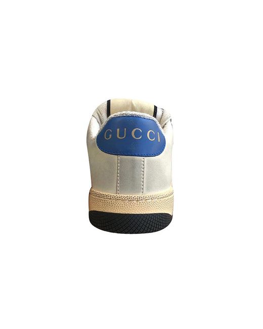 Gucci Blue (Wmns) Screener Leather 'Off'