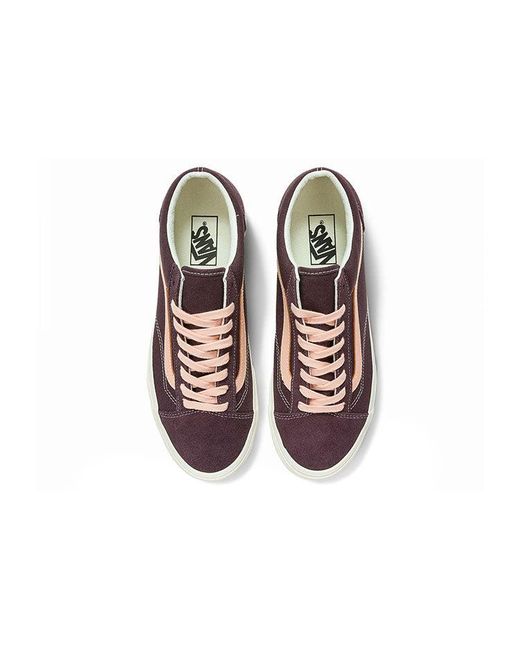Vans Brown Style 36 Casual Fashion Skate Shoes for men