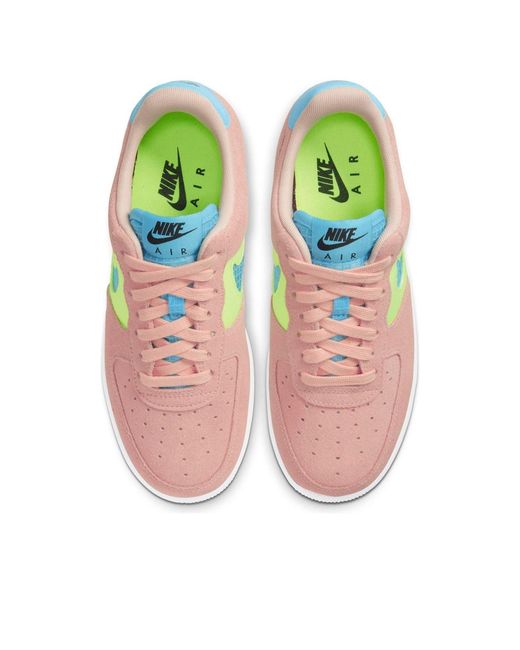 Nike White (Wmns) Air Force 1 Low '07 Se 'Coral Aqua'