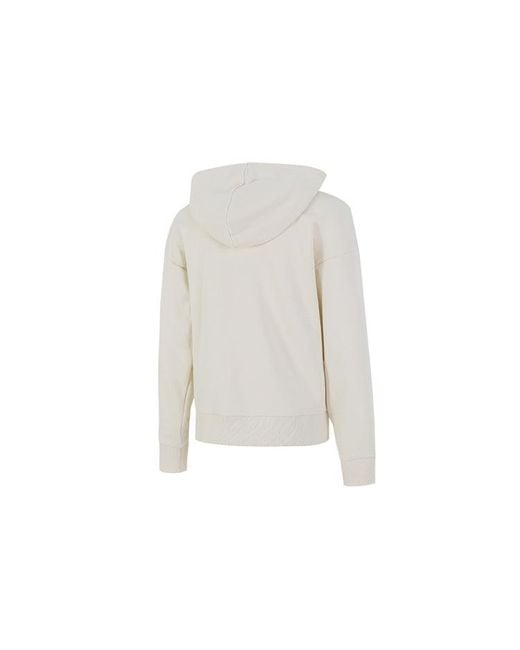 PUMA White (Wmns) Logo Floral Graphic Hoodie