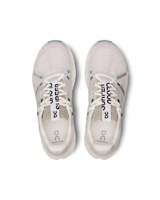 On Shoes White Cloudsurfer 'Pearl Ivory' for men