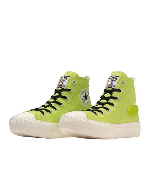 Converse Yellow Chuck Taylor All Star Plts Hi 'The Powerpuff Girls Buttercup' for men