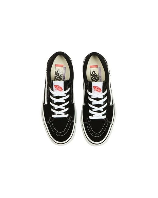 Vans Black Skate Sk8-Low 'Checkboard for men
