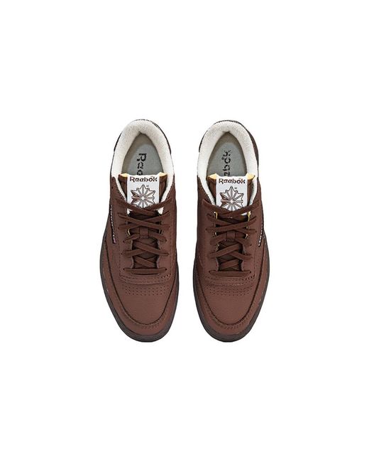 Reebok Brown Club C 85 Vintage 'Brush' for men
