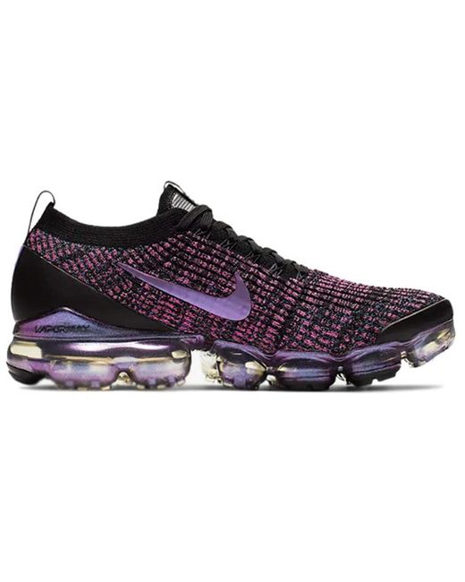 Nike Purple Air Vapormax Flyknit 3 'Laser Fuchsia' for men