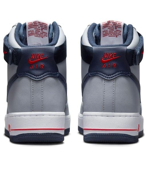 Nike Blue (Wmns) Air Force 1 High 'New England Patriots'