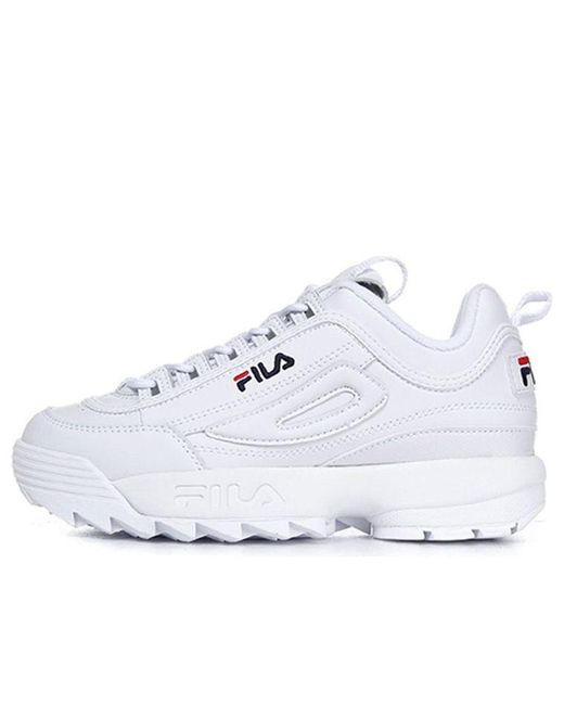 Fila Disruptor 2 Low Chunky Sneakers in White | Lyst