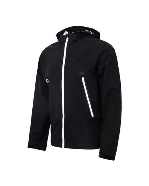 Adidas Black Originals Windbreaker Hooded Jacket for men