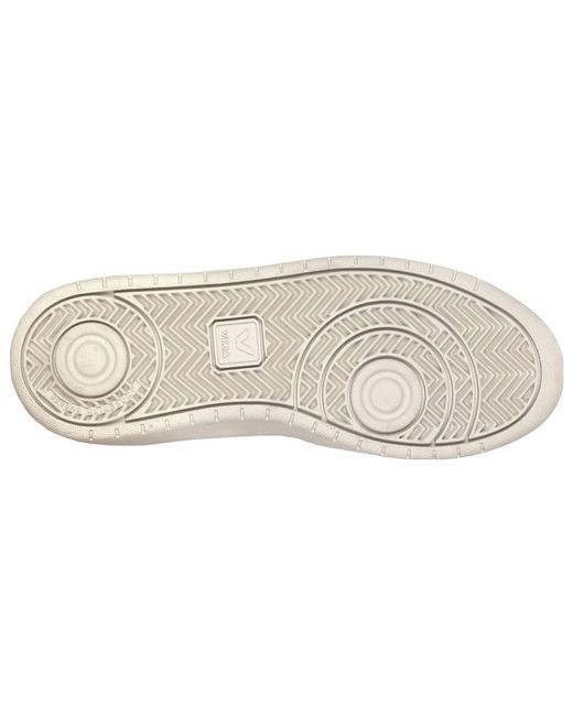 Veja White V-12 Leather Pumpkin'