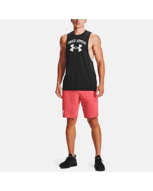 Under Armour Black Training Graphics Tank Top for men