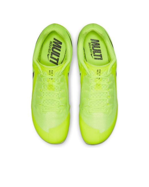 Nike Yellow Air Zoom Rival Multi Spikes 'Volt Mint Foam' for men