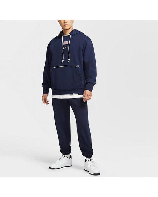 Nike Blue Casual Sports Large Logo Pullover for men