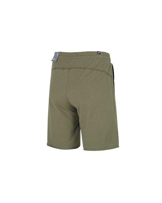 PUMA Green Sports Wear Shorts for men