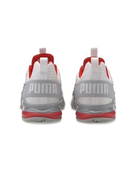 PUMA White Axelion Block for men