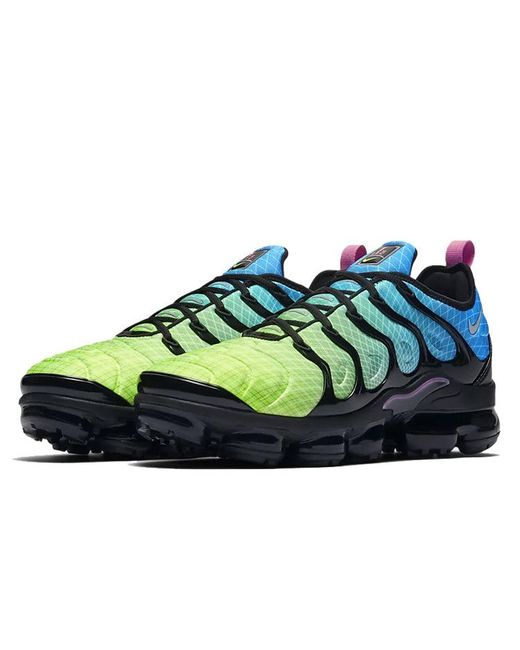 blue and green vapormax plus