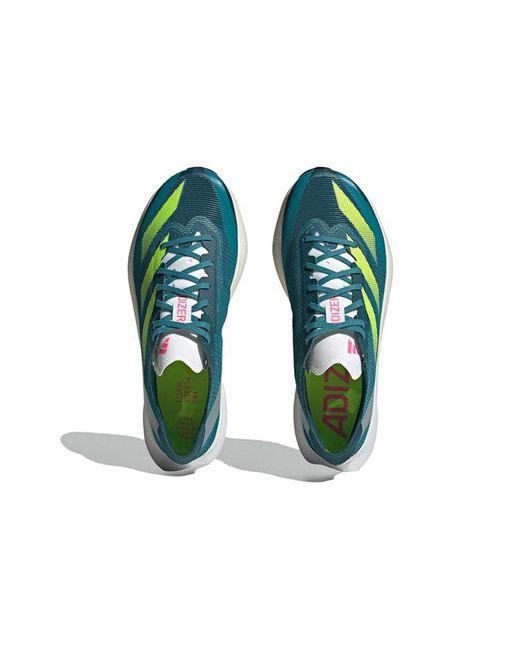 Adidas Blue (Wmns) Adizero Adios 8 Shoes 'Wonder Solar'