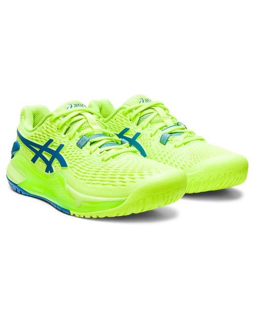 Asics Green (Wmns) Gel Resolution 9 'Hazard'
