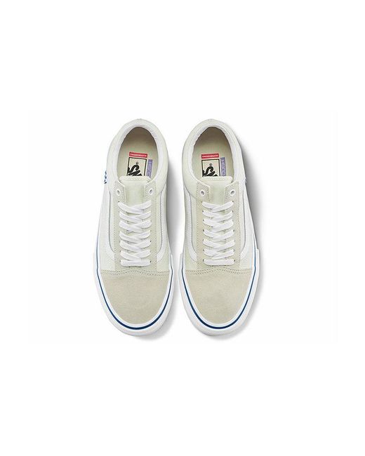 Vans White Skate Old Skool 'Checkerboard for men