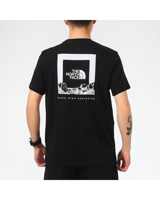 The North Face Black Logo Graphic T-Shirt for men