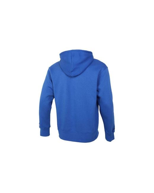 Nike Blue Sport Dna Solid Color Fleece Lined Hooded Pullover Sports for men