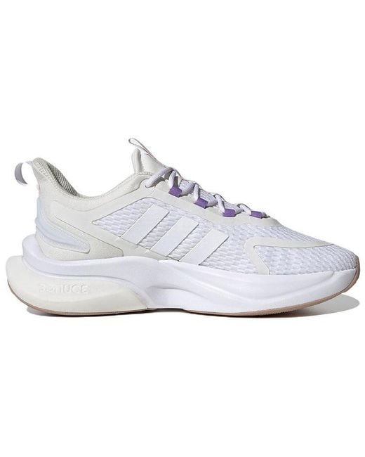 Adidas White (Wmns) Alphabounce+ College'