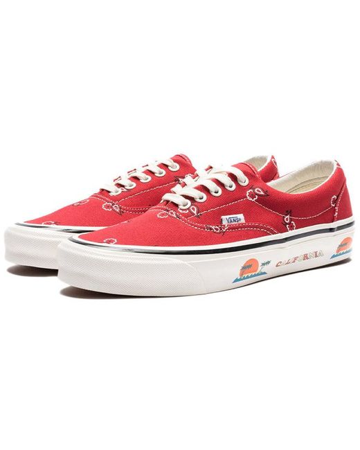 Vans Red Og Era Lx 'Paisley for men