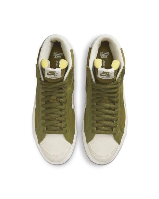 Nike Green Zoom Blazer Mid Premium Plus Sb for men