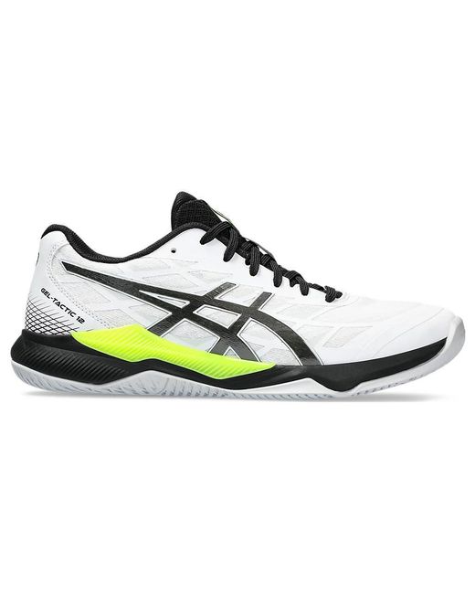 Asics White Gel-Tactic 12 Gunmetal Volt' for men