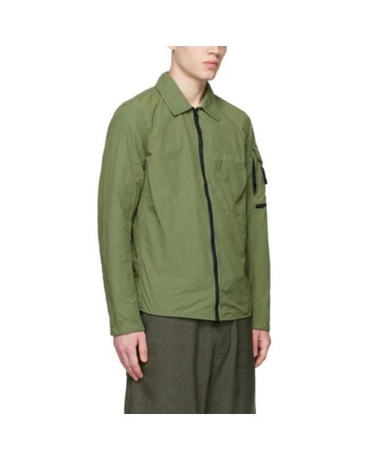 Stone Island Green Naslan Light Jacket for men
