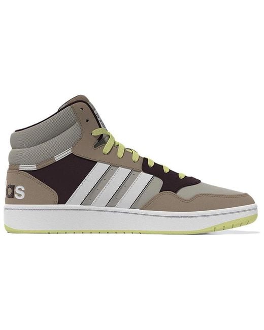 Adidas Brown Hoops 3.0 Mid for men