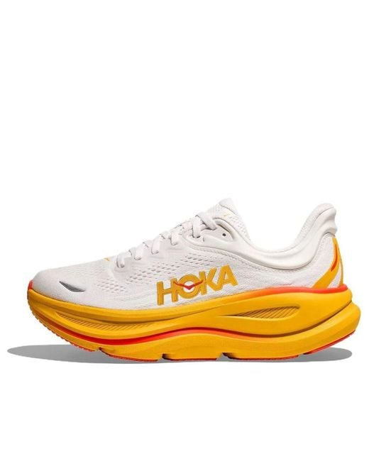 Hoka One One Men's Yellow Bondi 9 'Frost Sunflower'