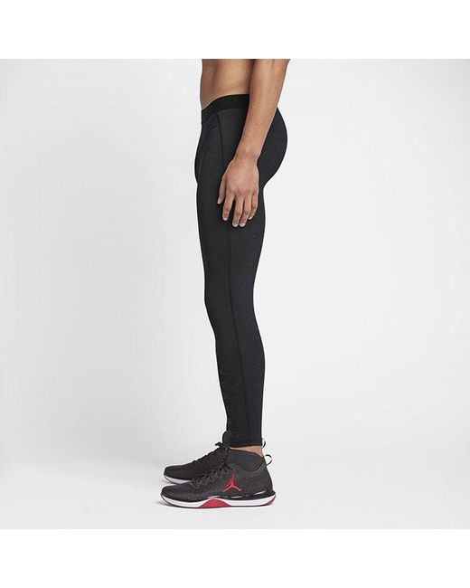 Nike Blue Jordan Brand Solid Color Tight High Elasticity Gym Pants/Trousers/Joggers for men