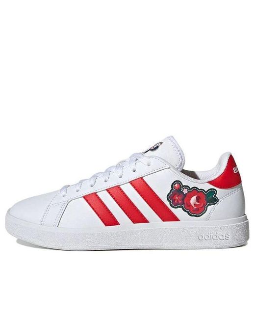 Adidas White (Wmns) X Disney Grand Court Base 2.0 Lifestyle Vivid'
