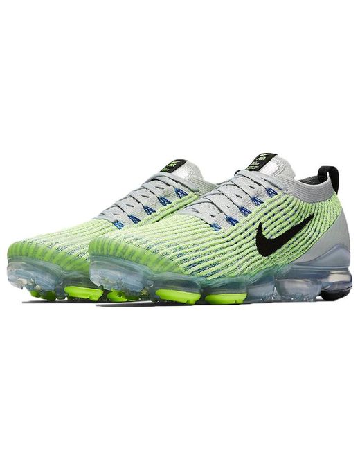 Nike Green Air Vapormax Flyknit 3 'Barely Volt' for men