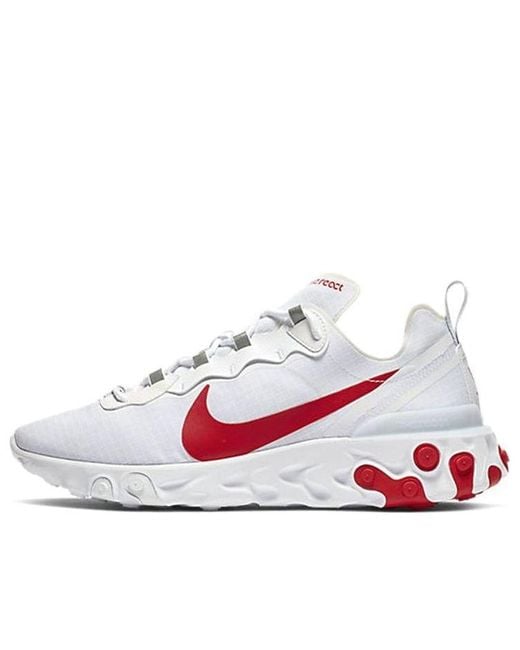 Nike White React Element 55 University' for men