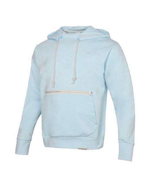 Nike Blue As Nk Standard Issue Po Hood Glacier for men