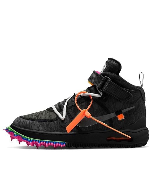 Nike Black Air Force 1 Mid "Off for men