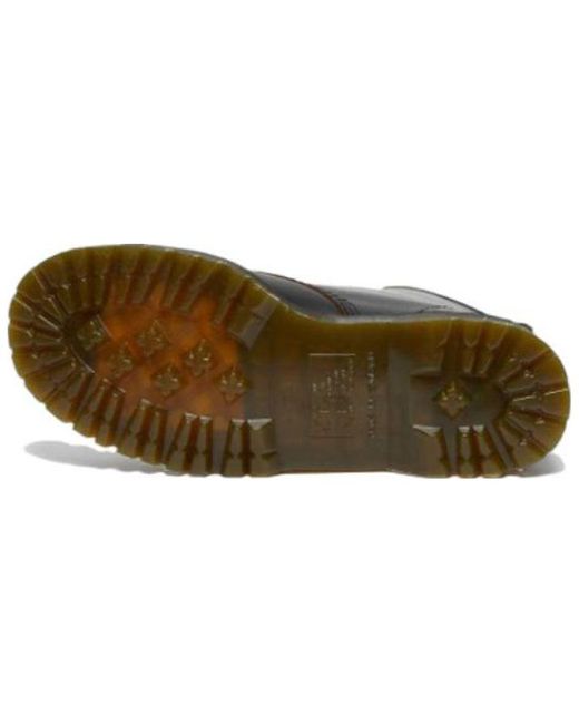 Dr. Martens Brown Barton Shearling Lined Leather Ankle Boots