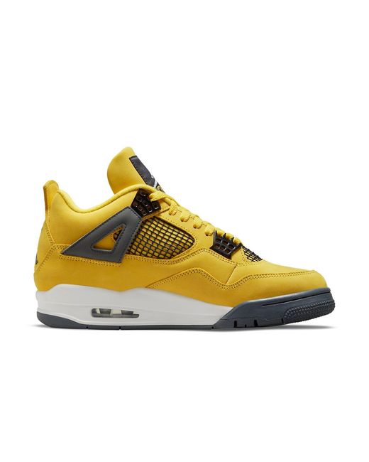 Nike Yellow 4 Retro 'Lightning' 2021 for men