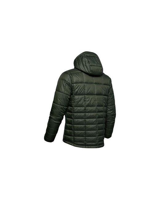 Under Armour Green Sports Hooded Jacket for men