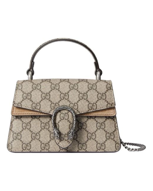 Gucci Gray (Wmns) Dionysus Mini Top Handle Bag Ebony'