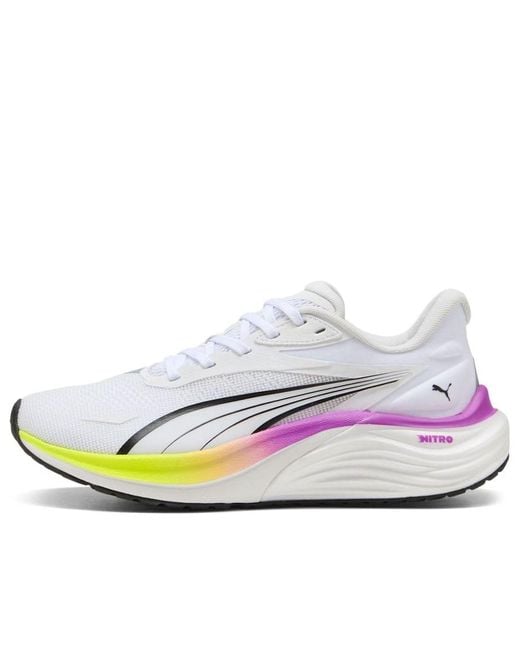 PUMA White Electrify Nitro Pure' for men