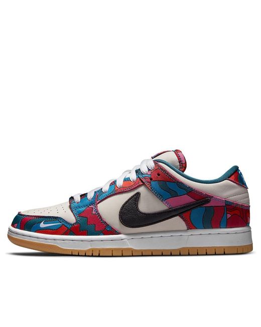 Nike Blue X Parra Sb Dunk Low Pro 'Abstract Art' for men
