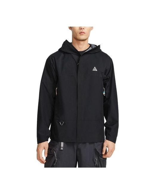 Nike Black Acg Cascade Rain Jacket for men