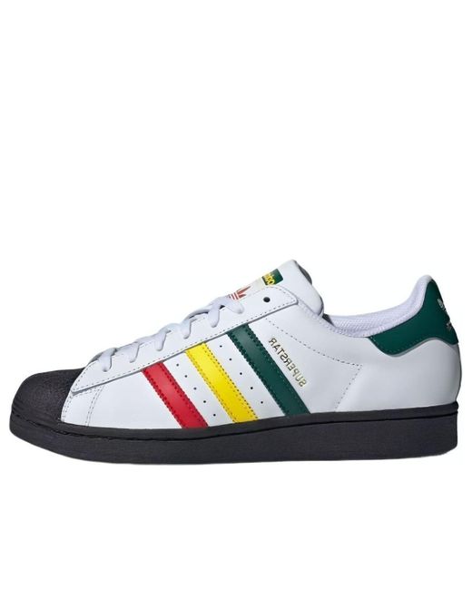 Adidas Blue Originals Superstar 'Rasta' for men