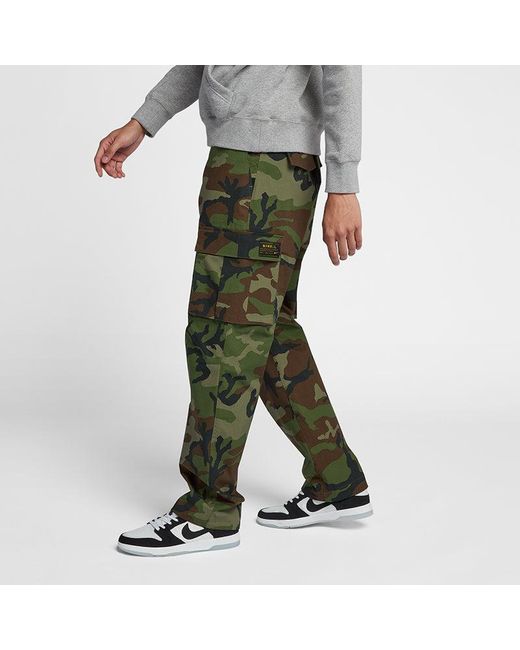 Nike Green Sb Skateboard Flex Camo Skate Pants