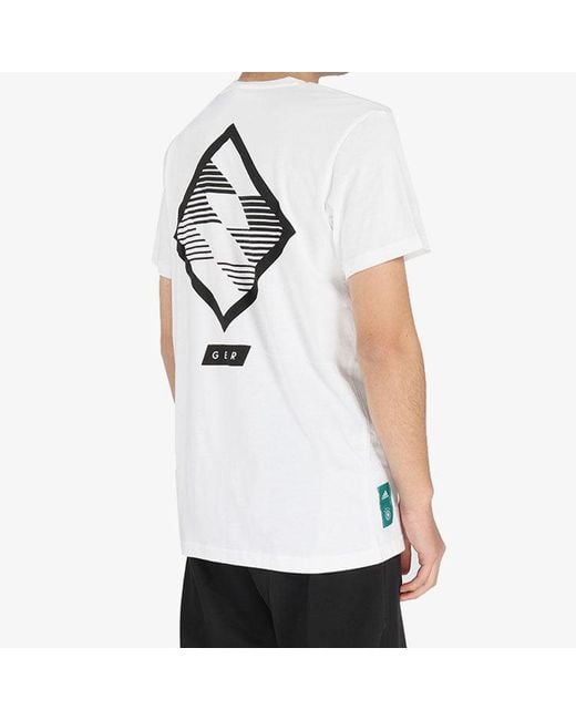 Adidas White Dfb German Football Association 18/19 T-Shirt for men