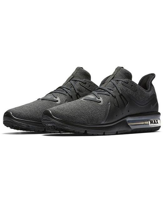 Nike Black Air Max Sequent 3 Anthracite' for men