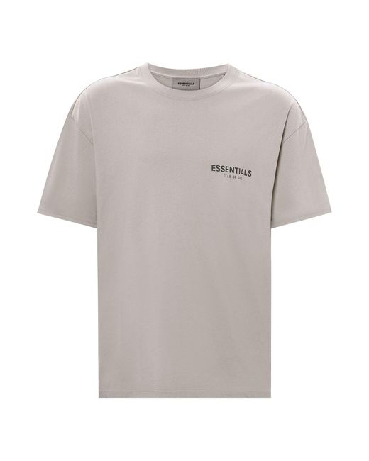 Fear Of God Gray Fw21 Short Sleeve Tee for men
