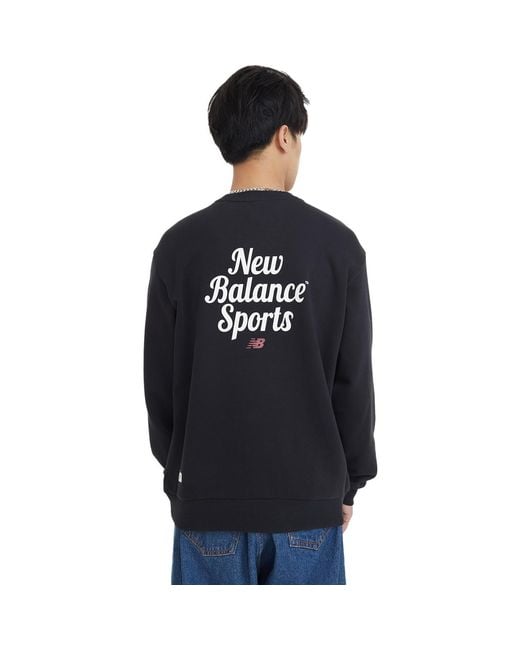 New Balance Black Sport Sweatshirt